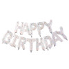 Ginger Ray - Balloon Bunting Brights Confetti Clear Foil - Happy Birthday Balon - Renkli Konfetiler - MIX-461 - 5056275171032