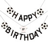 Ginger Ray - Bunting Football Birthday Customisable - Happy Birthday Futbol Asılan Süs - FT-112 - 5056567031549
