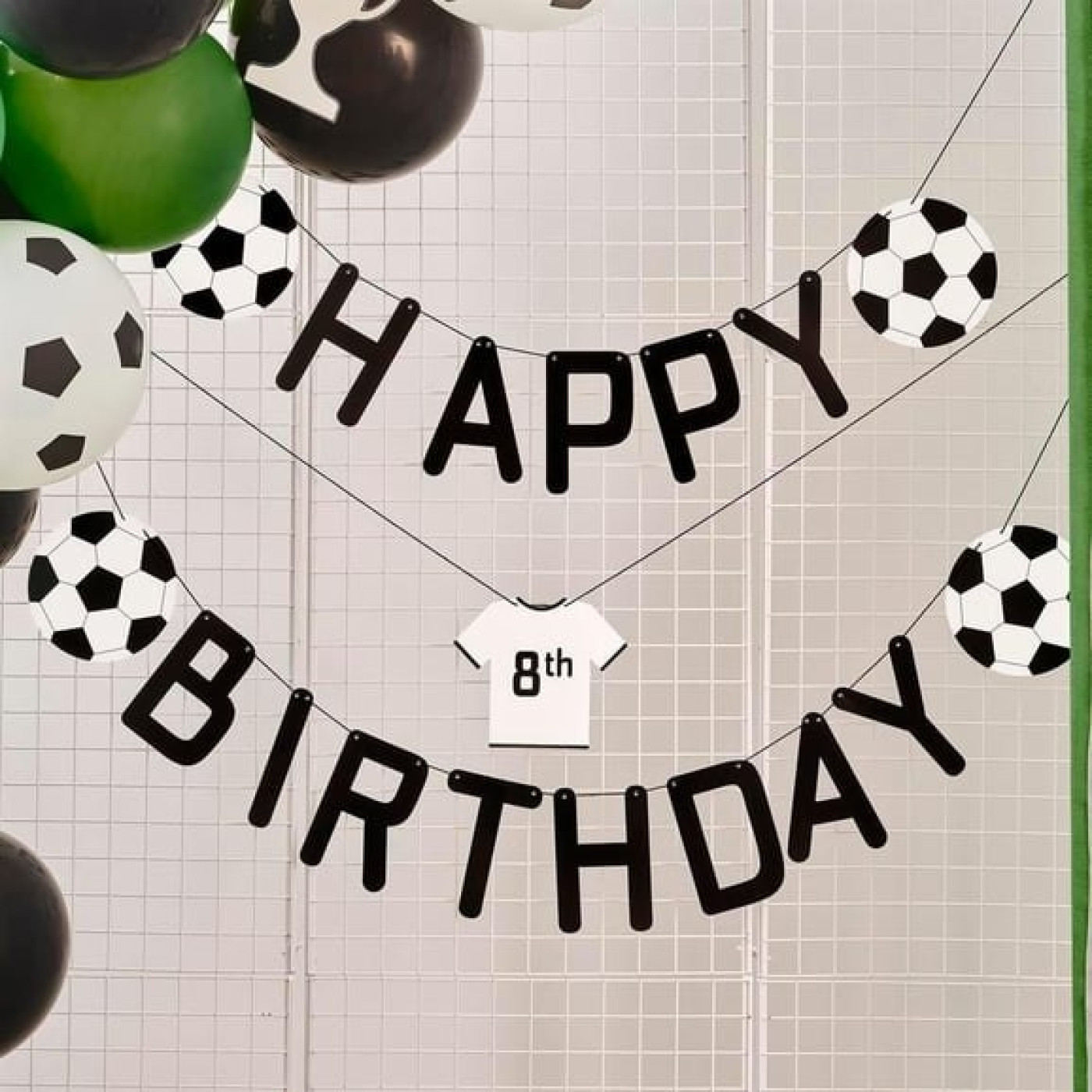 Ginger Ray - Bunting Football Birthday Customisable - Happy Birthday Futbol Asılan Süs - FT-112 - 5056567031549
