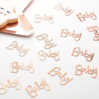 Baby Shower Konfeti - Rose Gold Baby Shower Konfeti - Rose Gold