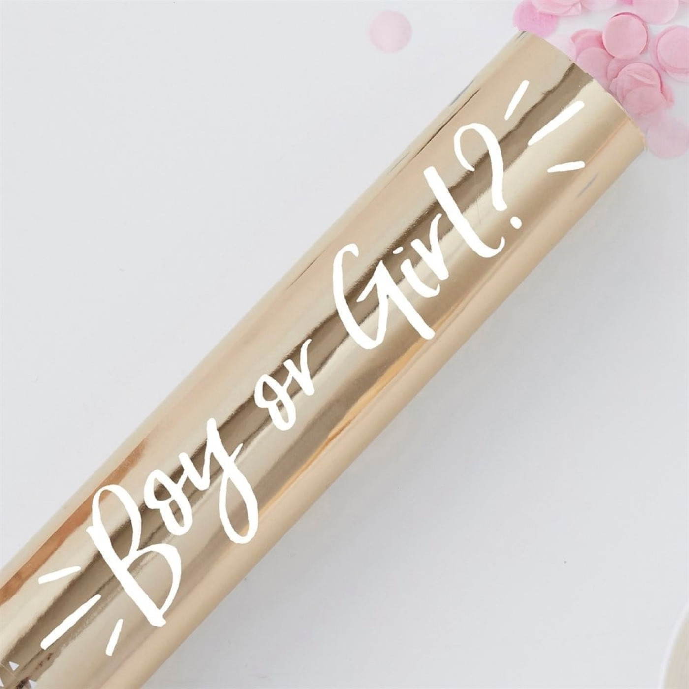 Ginger Ray - Cinsiyet Konfeti - Pembe - OB-131 - 5055995966157