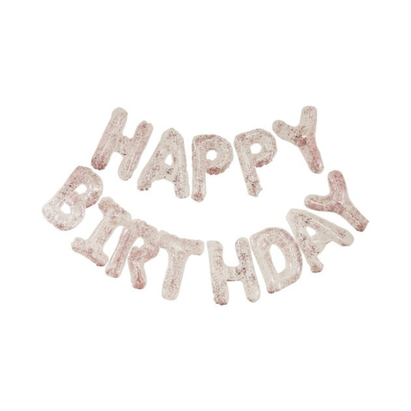 Ginger Ray - Konfetili Happy Birthday Balonlar - MIX-110 - 5056275131111