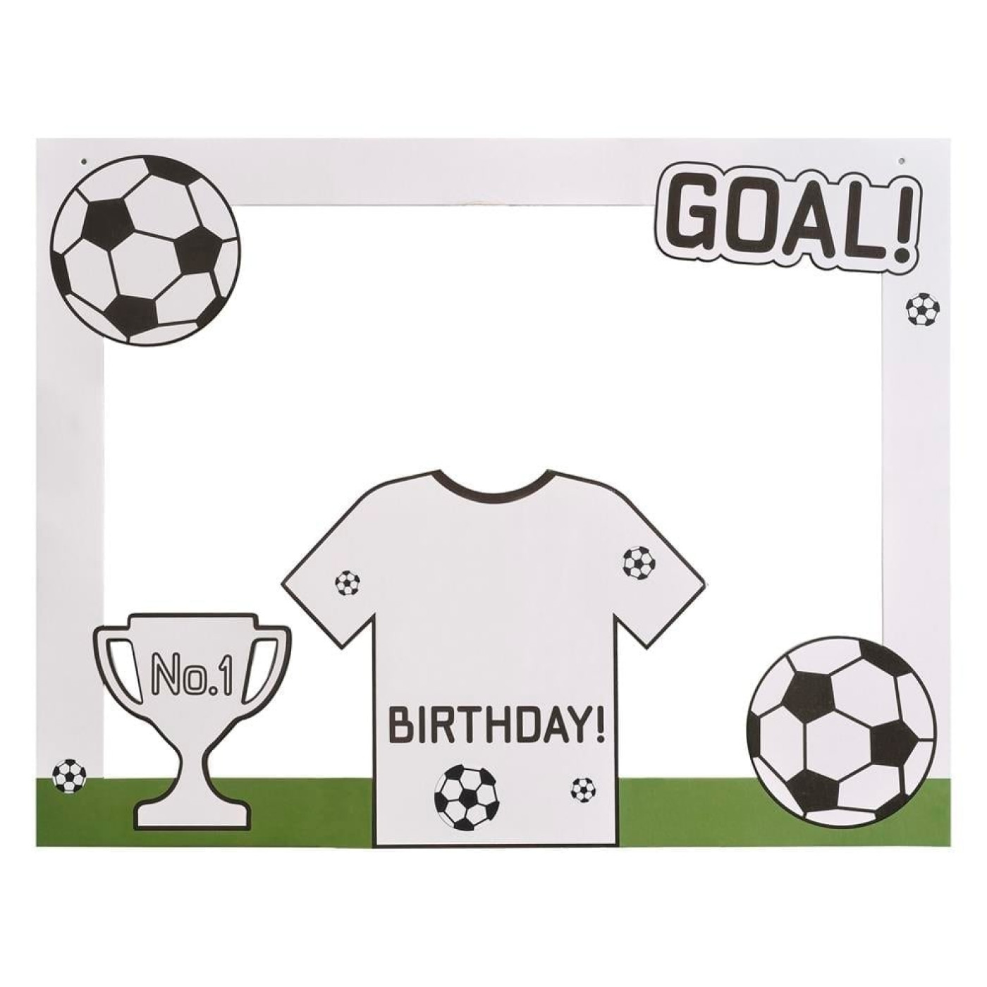Ginger Ray - Photobooth Frame Customisable Football - Futbol Fotoğraf Çerçevesi - FT-110 - 5056567031525