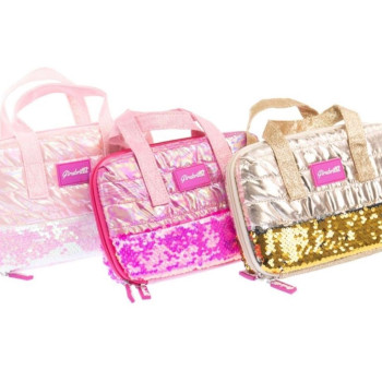 Girabrilla - Puffer Makyaj Çantası Koyu Pembe