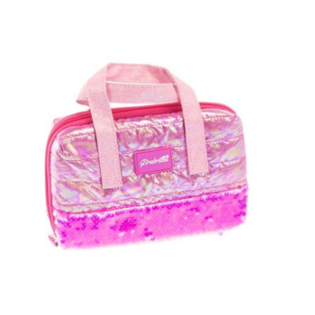 Girabrilla - Puffer Makyaj Çantası Koyu Pembe