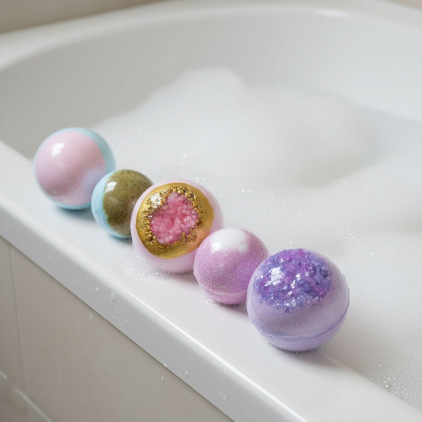 Girabrilla Pink It Rainbow Banyo Bombası Seti - Banyo Bombası Görseli