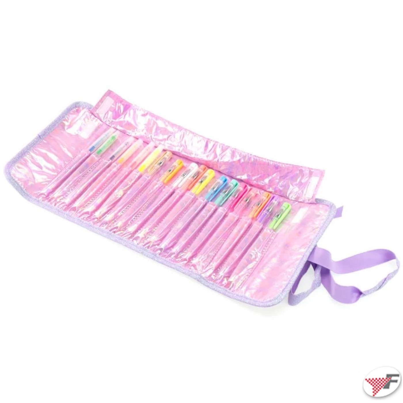 IŞILTILI KATLANIR KALEMLİK-FUŞYA - ST00560 - 8056779190130