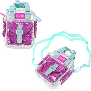 Girabrilla - Puffer Omuz Çantası Mor Turkuaz Girabrilla - Puffer Omuz Çantası Mor Turkuaz