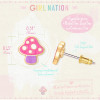 Girl Nation - Cutie Studs- Mini Mushroom