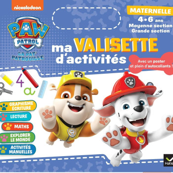 Ma valisette d'activitiesla pat'patrouille 4-6 Ans