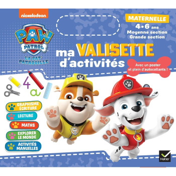 Ma valisette d'activitiesla pat'patrouille 4-6 Ans