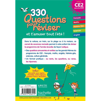 330 Questions Pour Reviser et t amuser tout l été CE2 vers le CM1 8-9 ans 330 Questions Pour Reviser et t amuser tout l été CE2 vers le CM1 8-9 ans