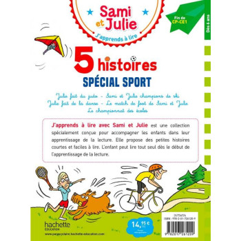 Hachette Group - Sami et Julie 5 Histoires Special Sport - Fransızca Hikaye Kitabı Hachette Group - Sami et Julie 5 Histoires Special Sport - Fransızca Hikaye Kitabı