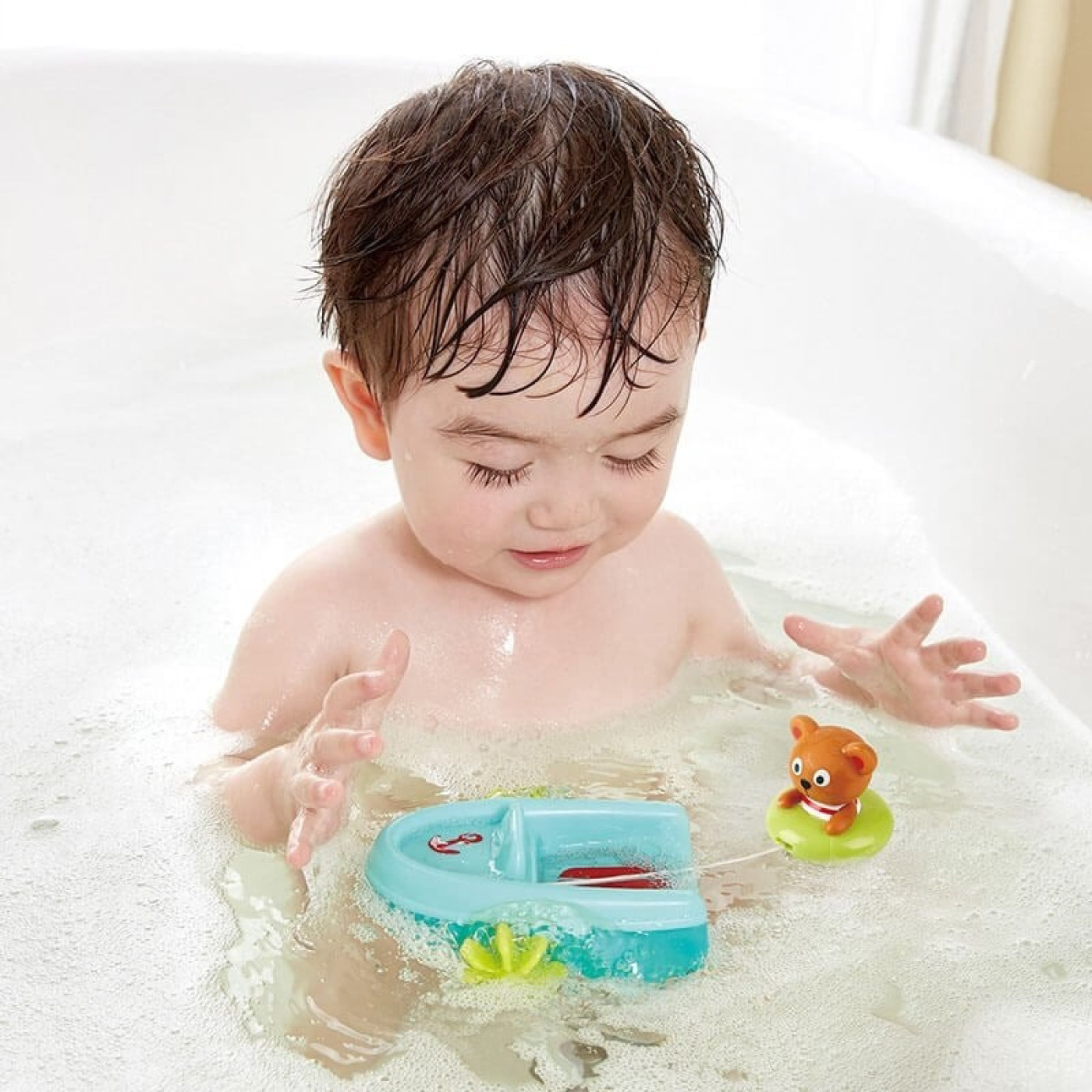 Hape Çek-Bırak Tekne ve Ayıcık - Banyo Oyuncağı - 6943478031050 Hape Çek-Bırak Tekne ve Ayıcık - Banyo Oyuncağı - E0217 - 6943478031050