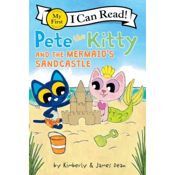 Pete the Kitty and the Mermaid's Sandcastle