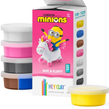 Hava İle Kuruyan Kil (5'Li Kutu) - Minyonlar - Dave & Fluffy Hava İle Kuruyan Kil (5'Li Kutu) - Minyonlar - Dave & Fluffy