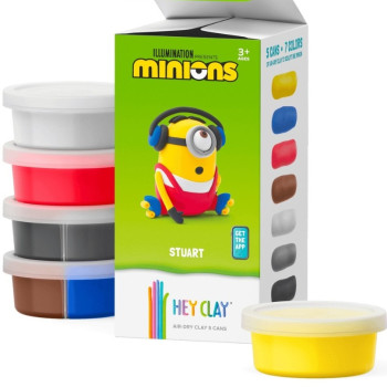 Hey Clay - Hava ile Kuruyan Kil (5'li kutu) - Minyonlar - Stuart Hey Clay - Hava ile Kuruyan Kil (5'li kutu) - Minyonlar - Stuart