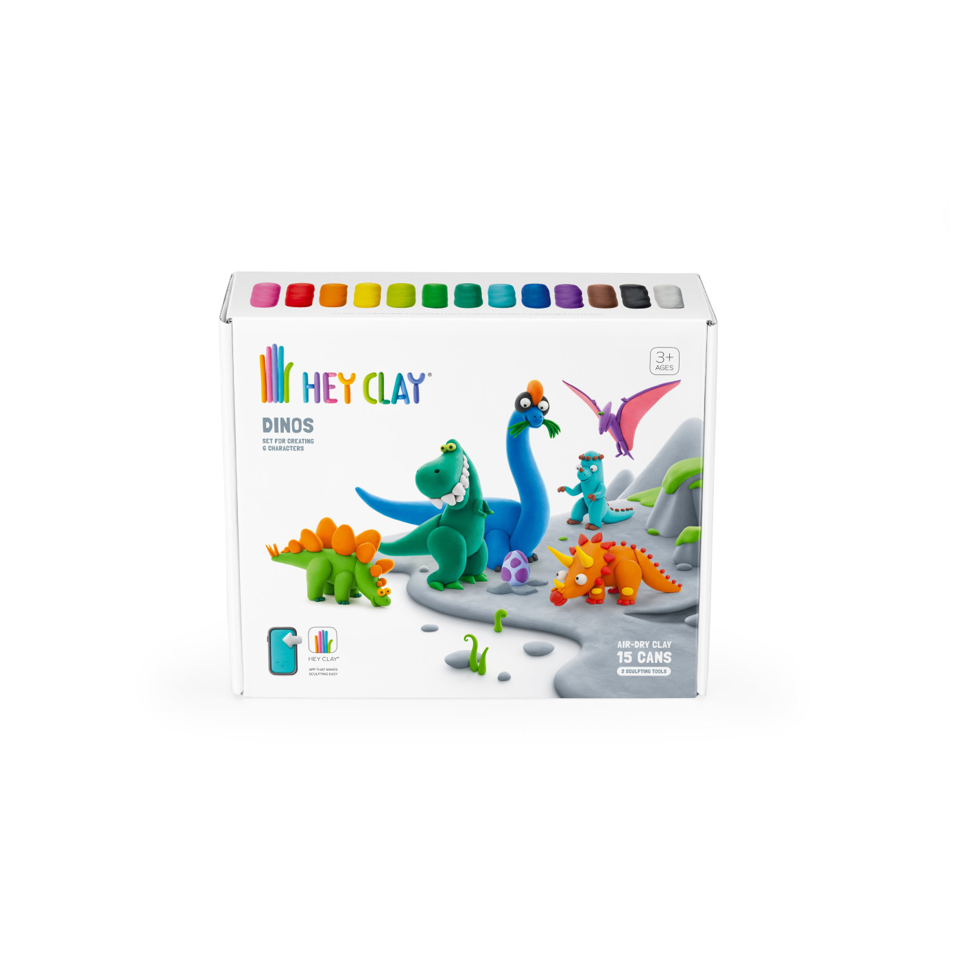 Hava ile Kuruyan Kil (15li kutu) - Dinozorlar