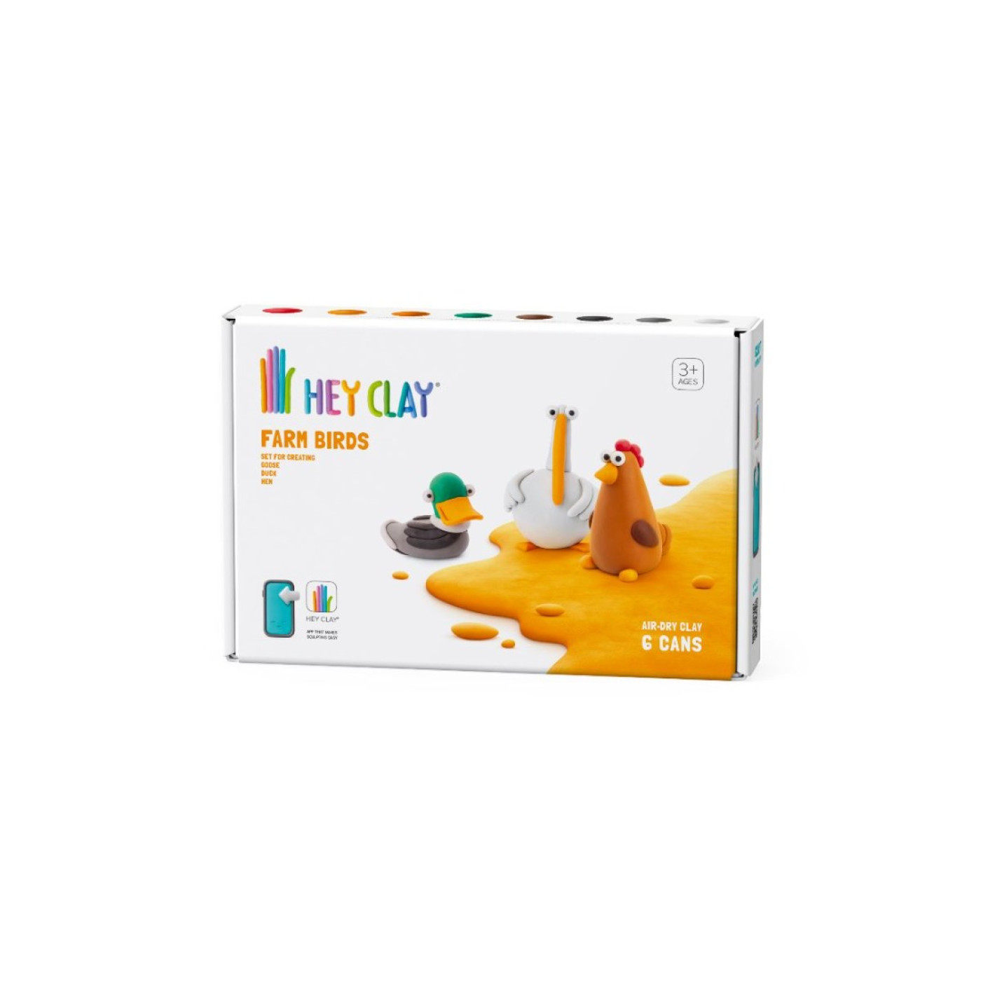 Hava İle Kuruyan Kil (6'Lı Kutu) - Çiftlik Kuşları (Ördek, Kaz, Tavuk) - 4897105242369 Hava İle Kuruyan Kil (6'Lı Kutu) - Çiftlik Kuşları (Ördek, Kaz, Tavuk) - HC060039 - 4897105242369