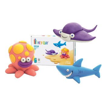 Hava İle Kuruyan Kil (6'Lı Kutu) - Okyanus (Köpekbalığı, Ahtapot, Vatoz) Hava İle Kuruyan Kil (6'Lı Kutu) - Okyanus (Köpekbalığı, Ahtapot, Vatoz)