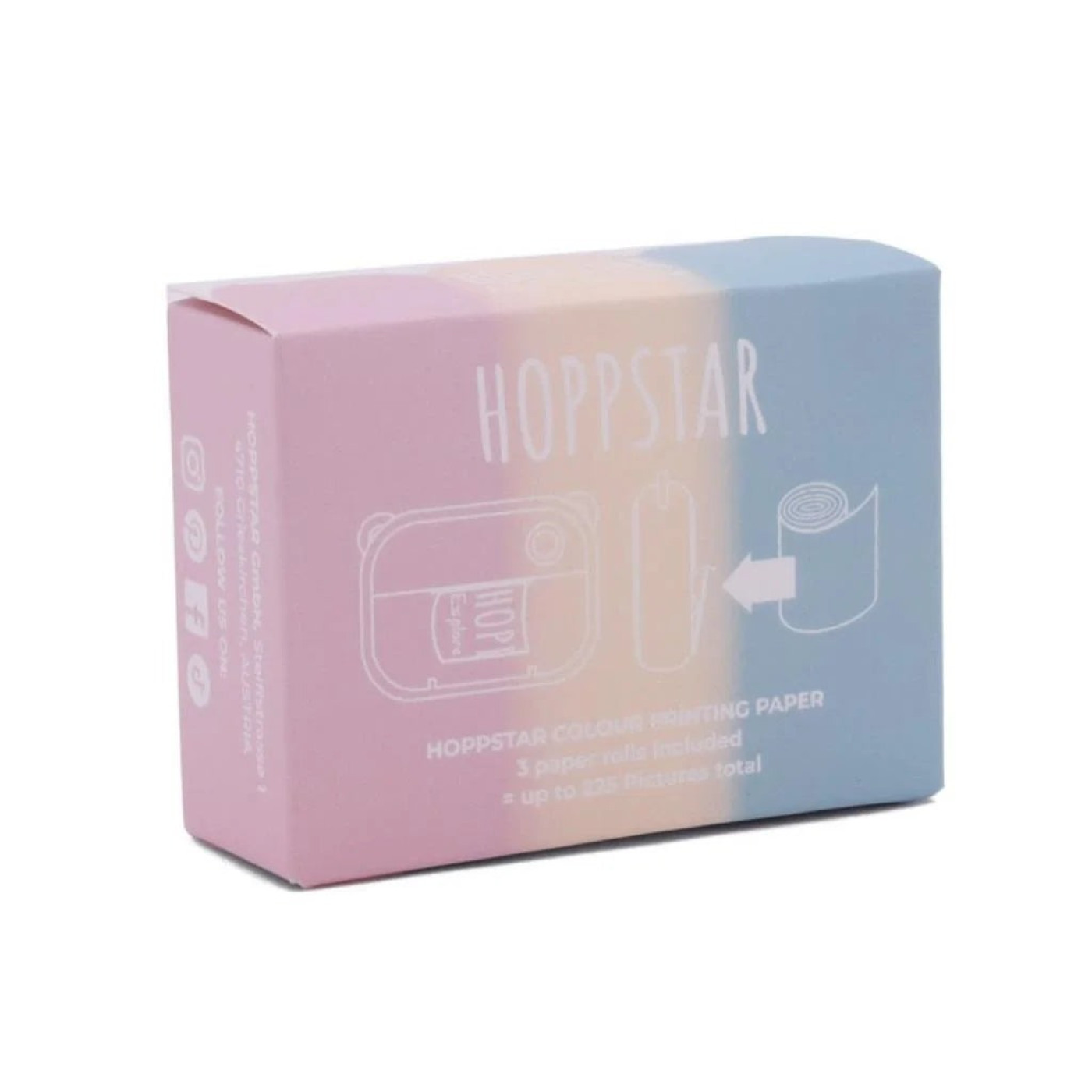 Hoppstar Renkli Kağıt Rulo 3'lü Paket - 9180013124267 Hoppstar Renkli Kağıt Rulo 3'lü Paket - 12426 - 9180013124267