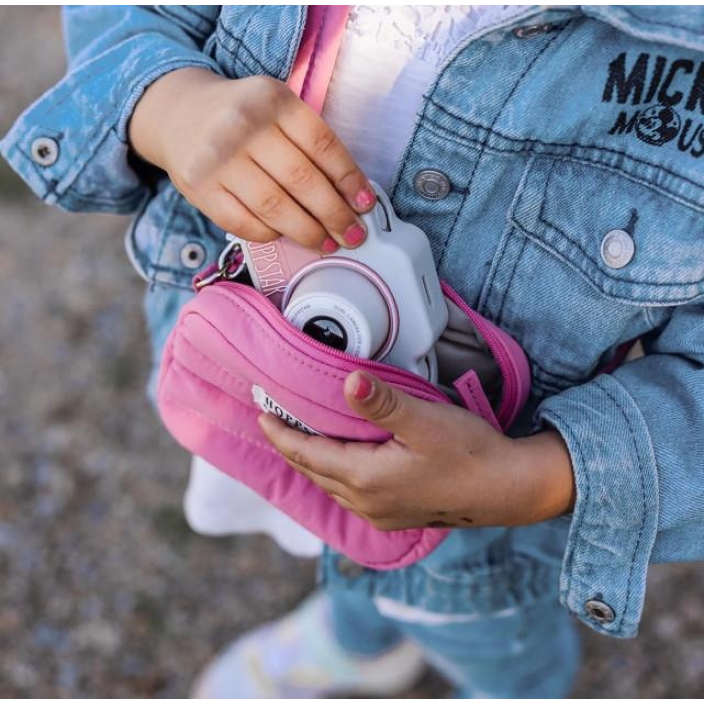 Hoppstar Mini Boy Pembe Kamera Çantası - Rookie ve Expert Kamera uyumlu 12455