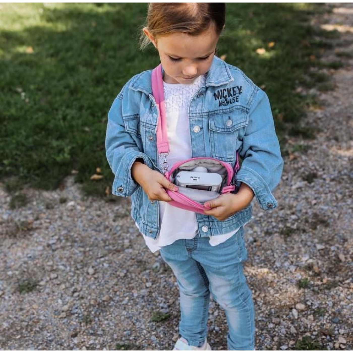 Hoppstar Mini Boy Pembe Kamera Çantası - Rookie ve Expert Kamera uyumlu 12455