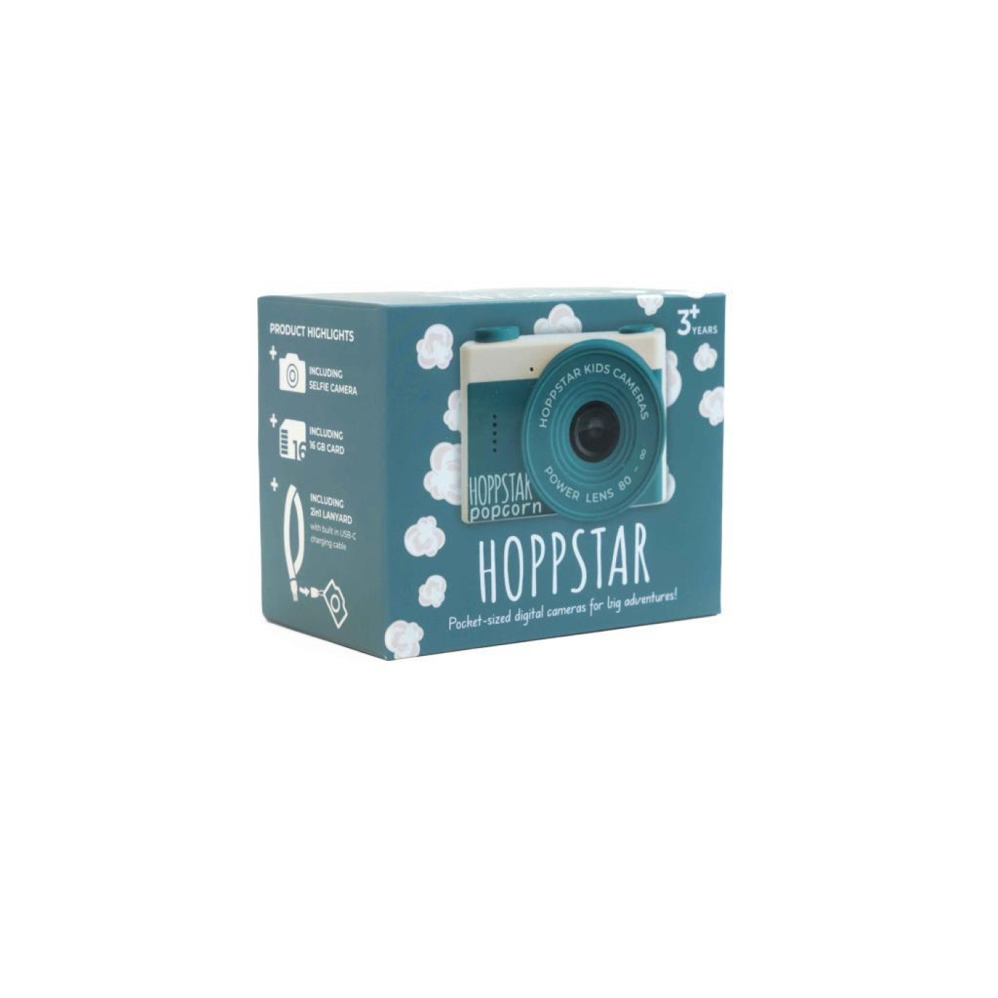Hoppstar Popcorn Dijital Çocuk Kamerası - Bay Mint Hoppstar Popcorn Dijital Çocuk Kamerası - Bay Mint