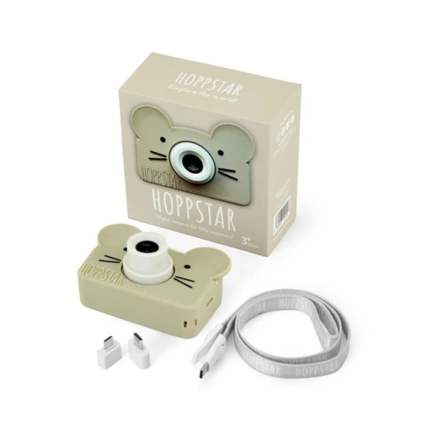 Hoppstar Rookie Oat Dijital Çocuk Kamerası - Açık Gri 12411