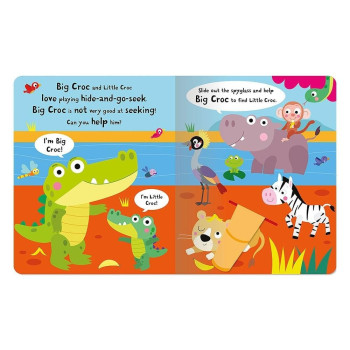 Imagine That - Big Croc Little Croc - Magic Spyglass Board Book
