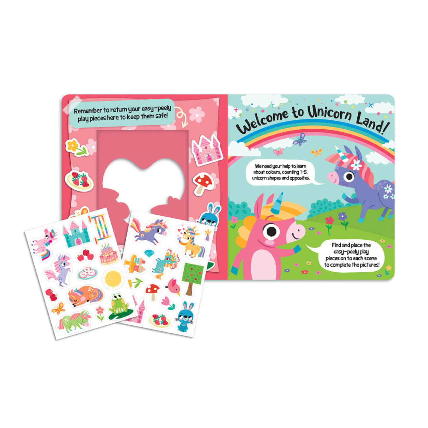 Imagine That - Easy Peely Unicorns - Peel, Stick, Play - 9781801059107 - 9781801059107