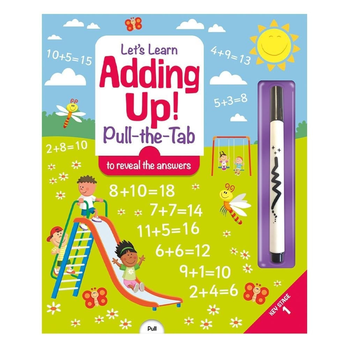 Lets Learn Adding Up - Pull The Tab - 9781789581508 Lets Learn Adding Up - Pull The Tab - 9781789581508 - 9781789581508