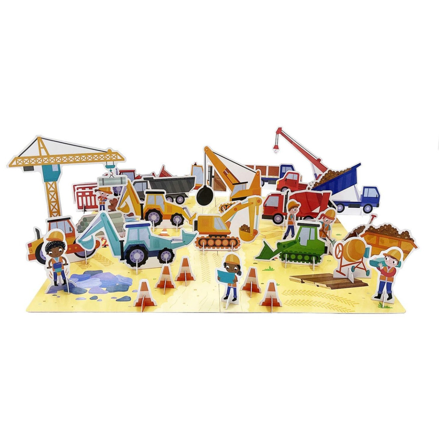 Build and Play - Construction Site Book and Play Build and Play - Construction Site Book and Play
