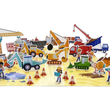 Build and Play - Construction Site Book and Play Build and Play - Construction Site Book and Play
