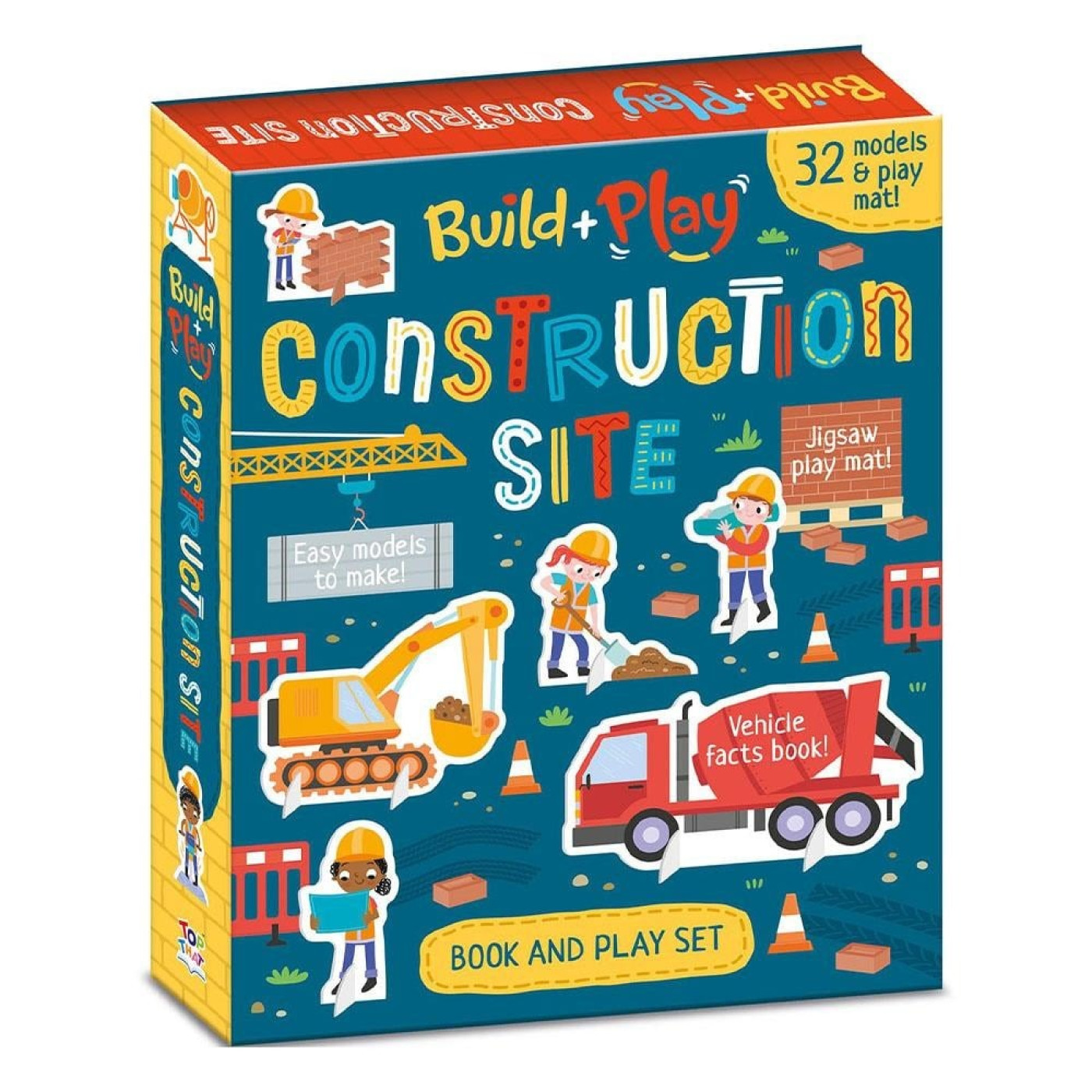 Build and Play - Construction Site Book and Play Build and Play - Construction Site Book and Play