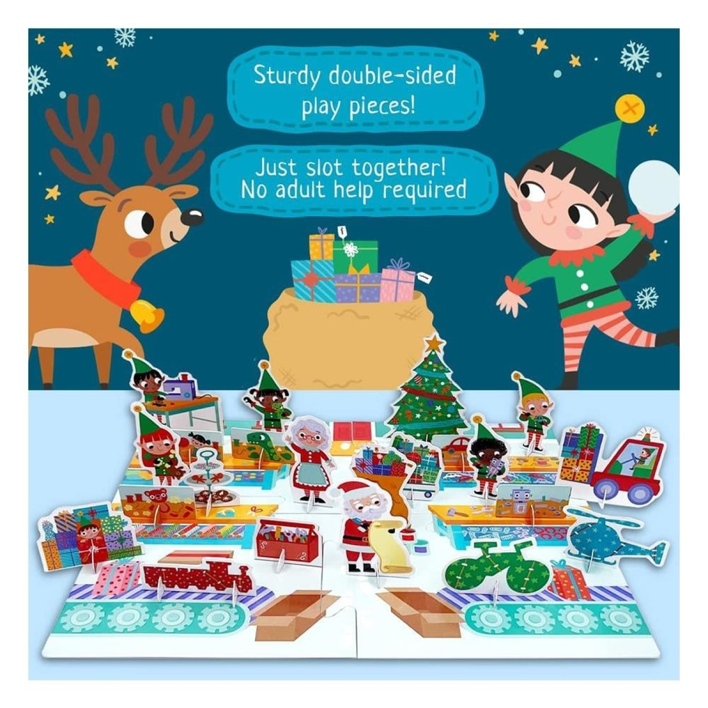 Build and Play Santas Toy Shop - 9781801056441 Build and Play Santas Toy Shop - ST01190 - 9781801056441