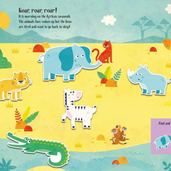 Felt Stickers - Animals Play Scene Book