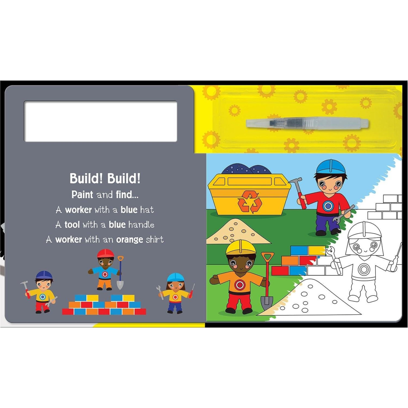 Water Painting - Search and Find Construction