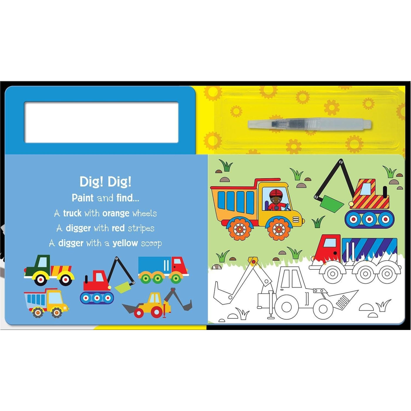 Water Painting - Search and Find Construction