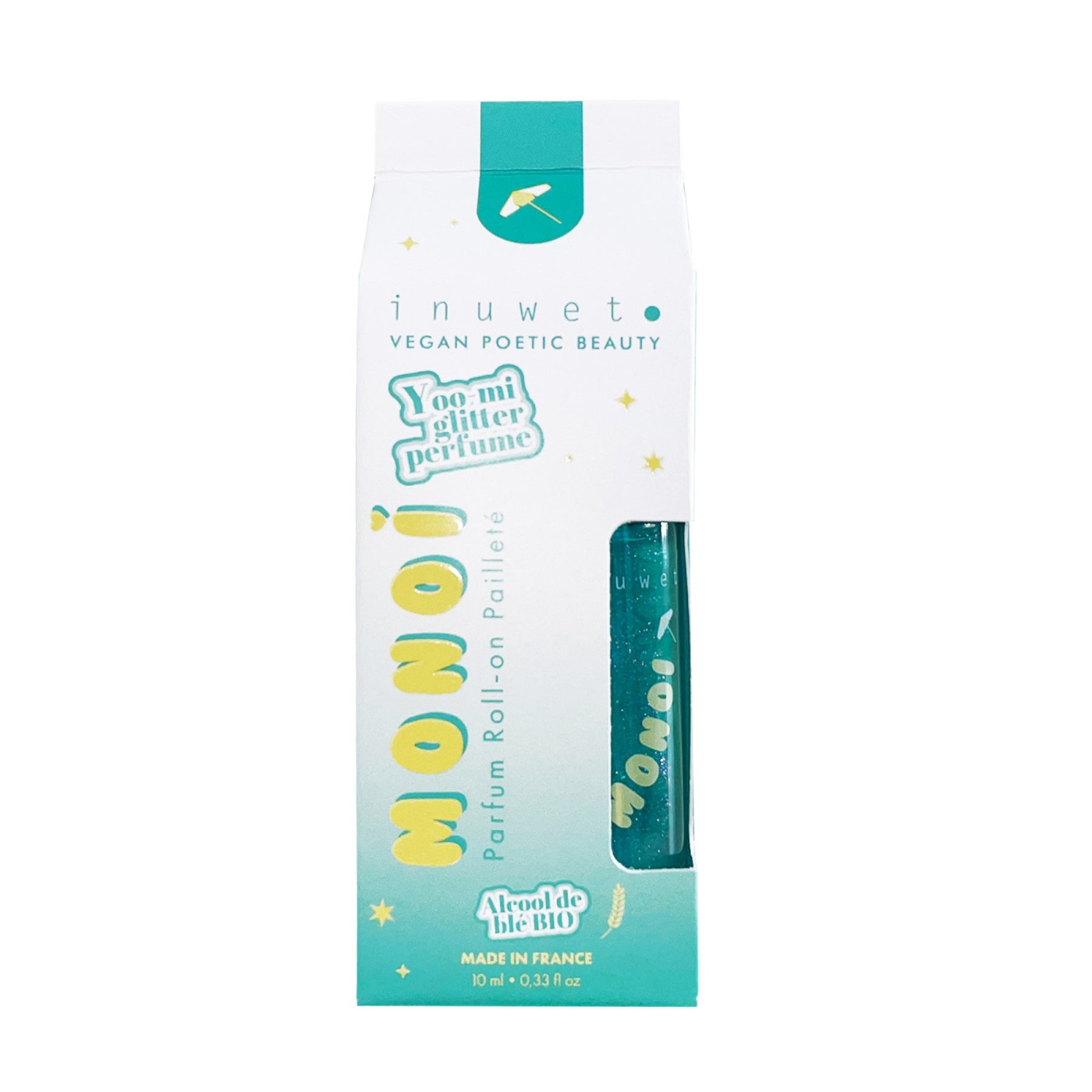 Inuwet - Monoi Aromalı Simli Roll-on Parfüm 10 ml Inuwet - Monoi Aromalı Simli Roll-on Parfüm 10 ml