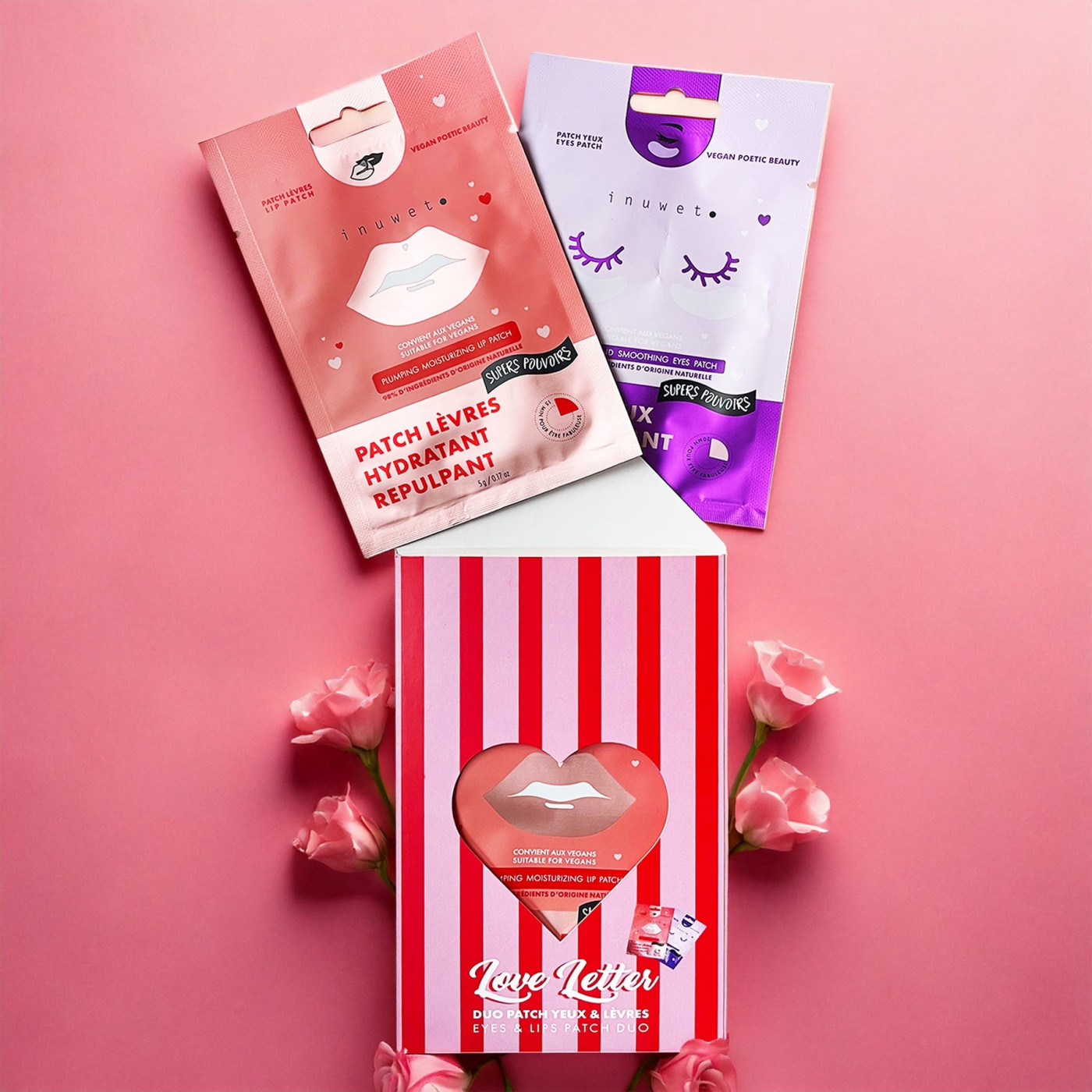 Inuwet Love Letter Dudak ve Göz Maskesi Seti