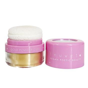 Inuwet Loose Powder Cube Gold Pudra