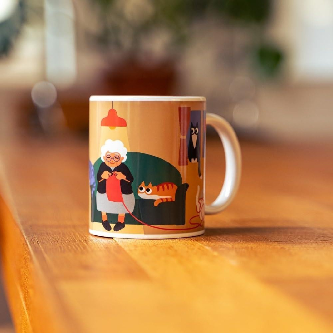 Kikkerland - Cat Lady Morph Mug Kupa