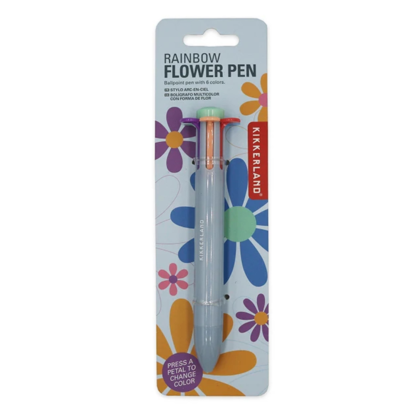 Kikkerland - Rainbow Flower Multi Tükenmez Kalem - 299,90TL TL - Kiki's Corner Kikkerland - Rainbow Flower Multi Tükenmez Kalem - Görseli