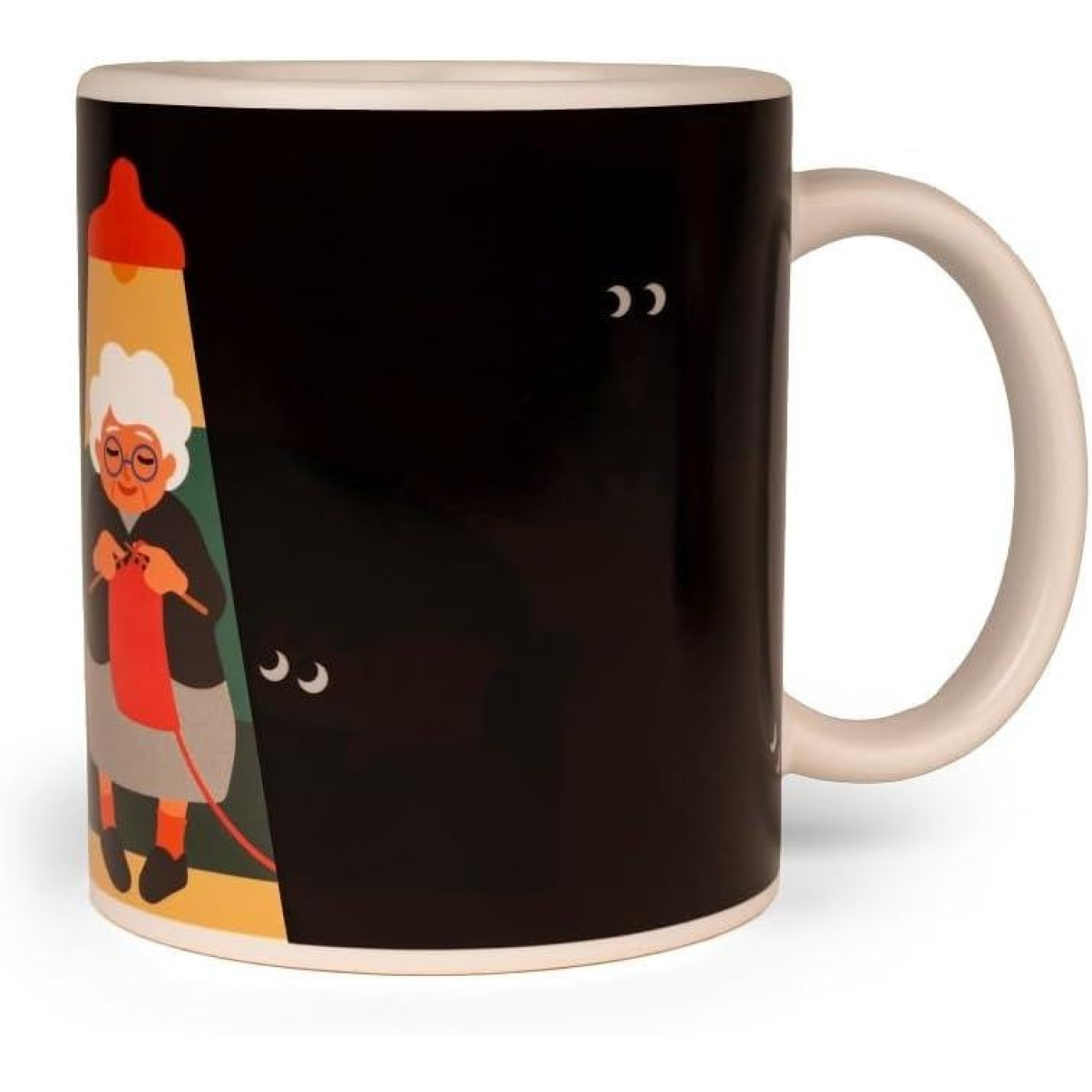 Kikkerland - Cat Lady Morph Mug Kupa