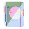 Kikkerland - Kareli Mini Notebook ve Kalem Kikkerland - Kareli Mini Notebook ve Kalem