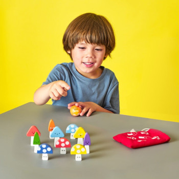 Kikkerland - Ahşap Mini Mantar Bowling Oyunu