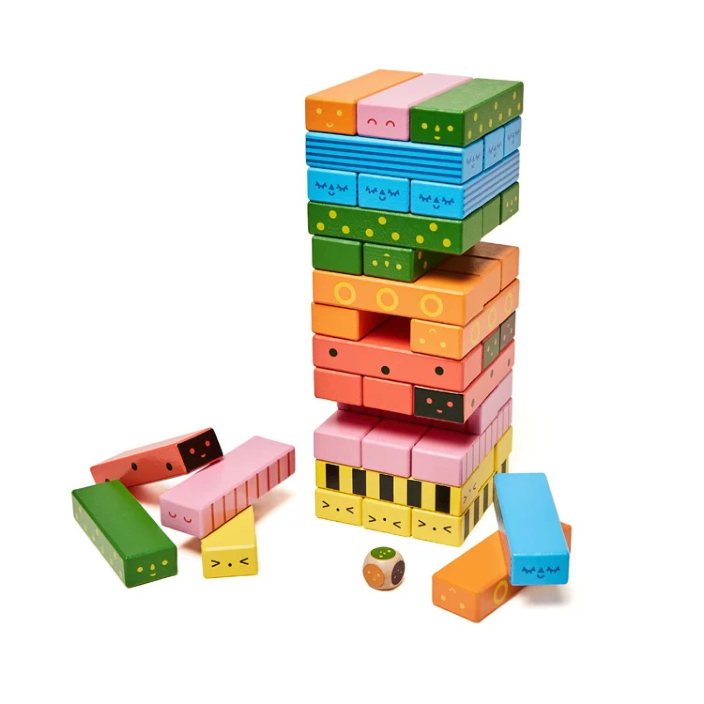 Kikkerland Kikkerland - Ahşap Jenga Oyunu - Ahşap Oyuncaklar Görseli