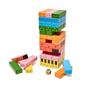Kikkerland - Ahşap Jenga Oyunu Kikkerland - Ahşap Jenga Oyunu