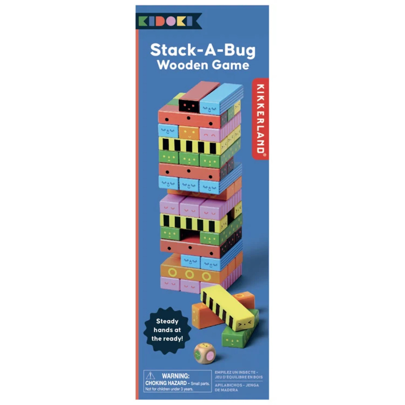 Kikkerland Kikkerland - Ahşap Jenga Oyunu - Ahşap Oyuncaklar Görseli